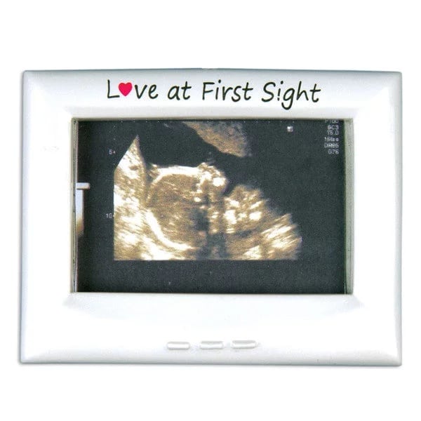 Ultra Sound Love Frame Ornament Personalize