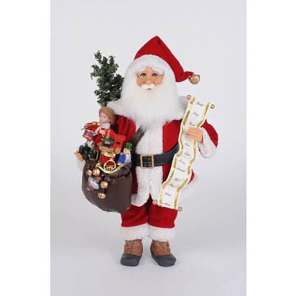 Vintage Toy Bag Santa