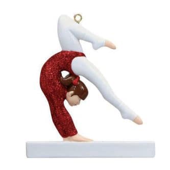 Balance Beam Gymnast Ornament Personalize
