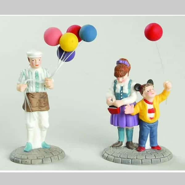 Disney World Parks Series Set Pre loved Dept 56 Balloon Seller