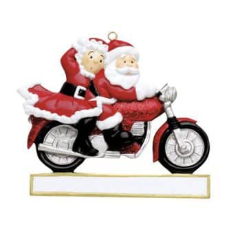 Slow Down Santa Ornament Personalize