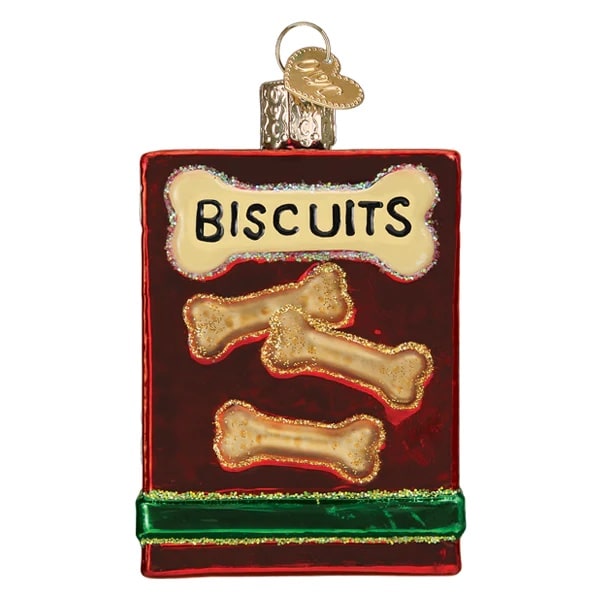 Doggy Treats Ornament Old World Christmas Personalize Back