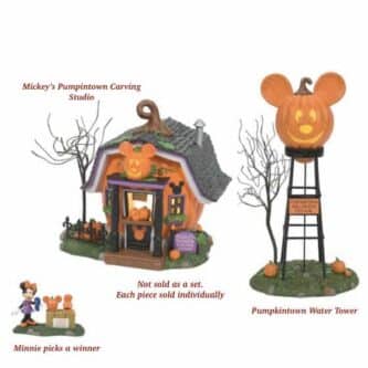 Pumpkintown Carving Studio & A Winner Dept. 56 Disney Halloween Village