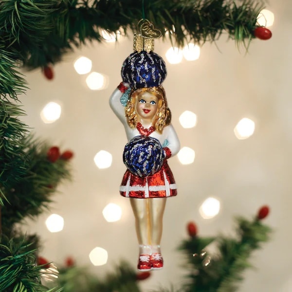 Cheerleader Ornament Old World Christmas