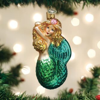 Seashell Mermaid Ornament Old World Christmas