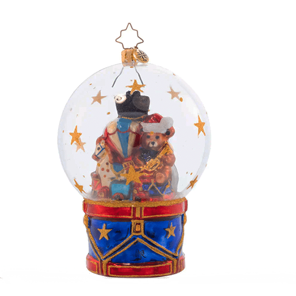 Toyland Treasures Snow Globe by Radko Back