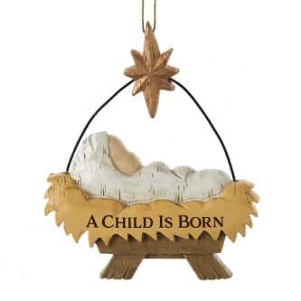 A Child Is Born Ornament