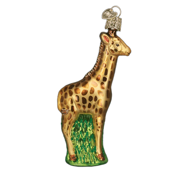 Baby Giraffe Ornament Old World Christmas Side One