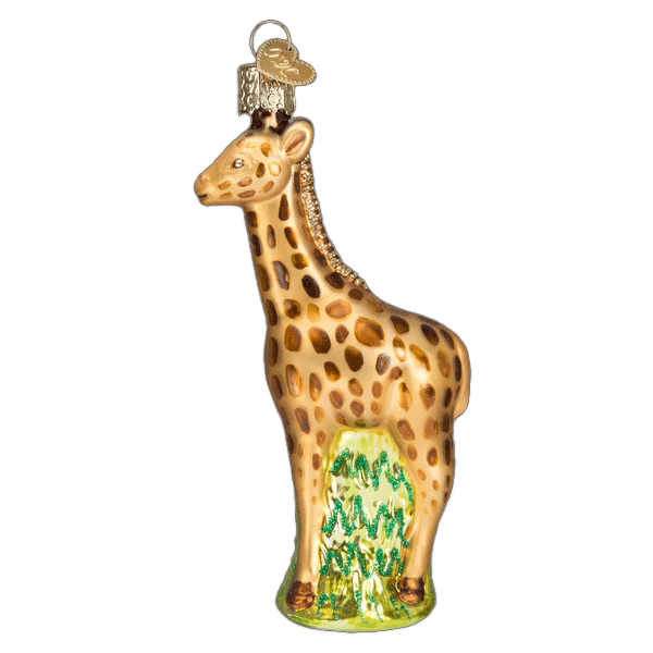 Baby Giraffe Ornament Old World Christmas Side Two