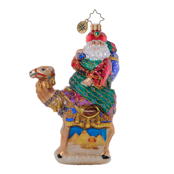 Camel drawn Claus by Radko