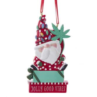 Cannabis Gnome Ornament Personalize