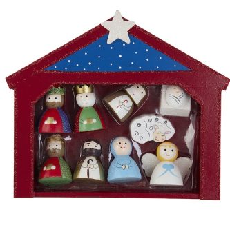 Childrens Miniature Nativity Set Box