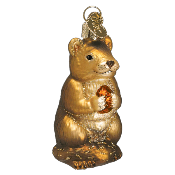 Chipmunk Ornament Old World Christmas Front