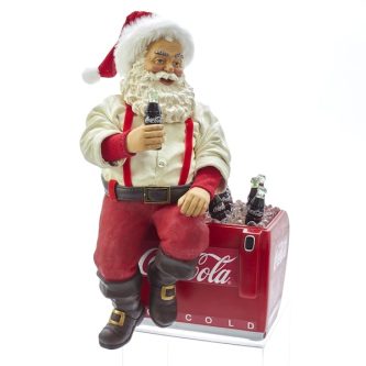 Coca-Cola® Santa On Cooler