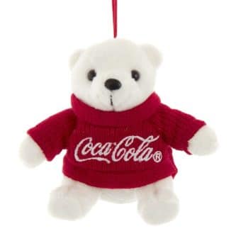 Coca-Cola® Sweater Bear Ornament