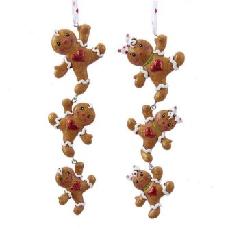 Gingerbread Cookie Dangle Ornaments