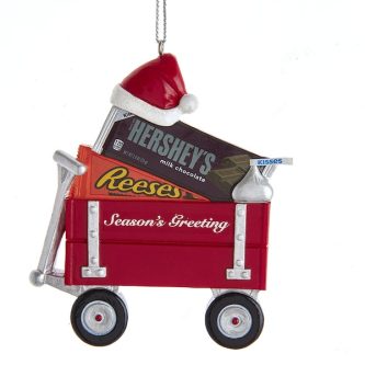 Hersheys™ Red Wagon Ornament