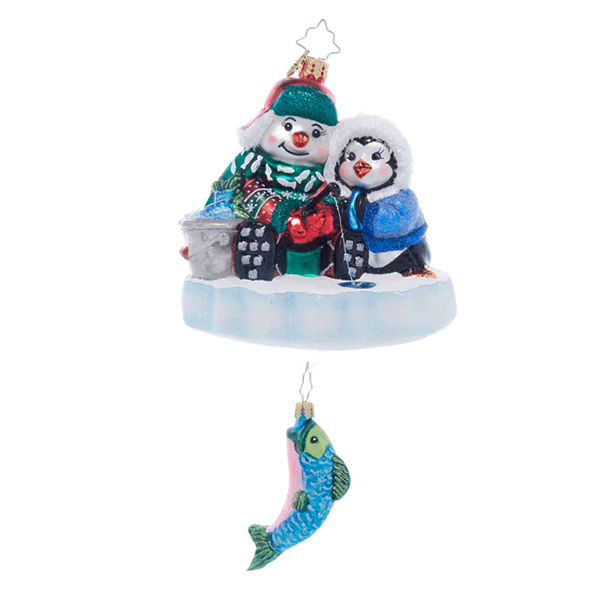 Ice Fishing Snow Pals by Radko