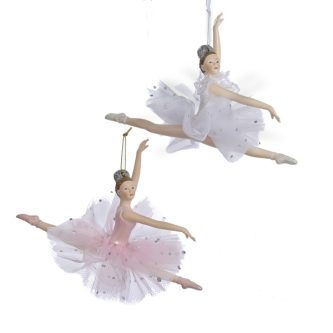 Leaping Ballerina Ornaments