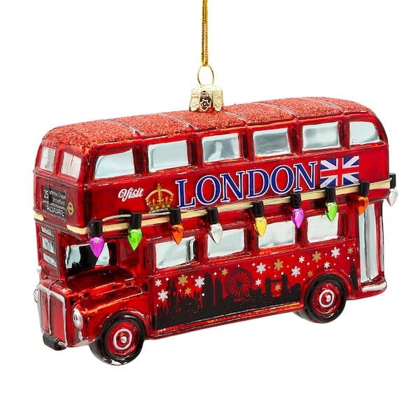London Holiday Bus Ornament