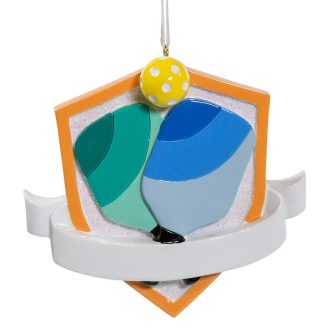 Pickleball Paddle Ornament Personalize