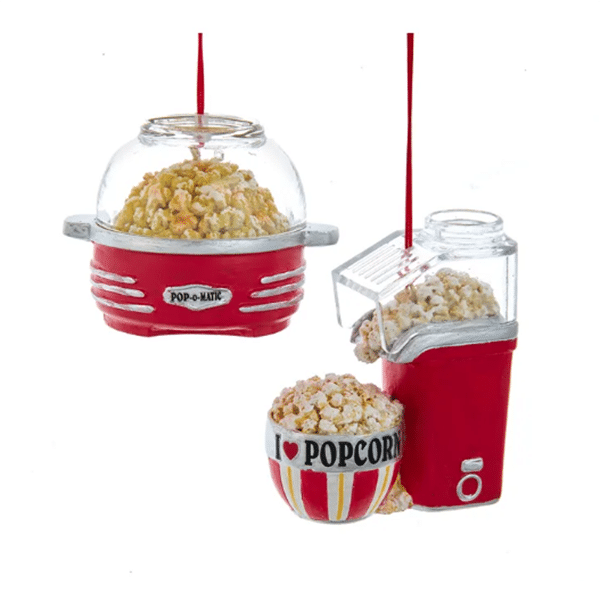 Poppin Popcorn Machine Ornaments