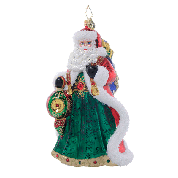 Santas Sparkling Keepsake by Radko