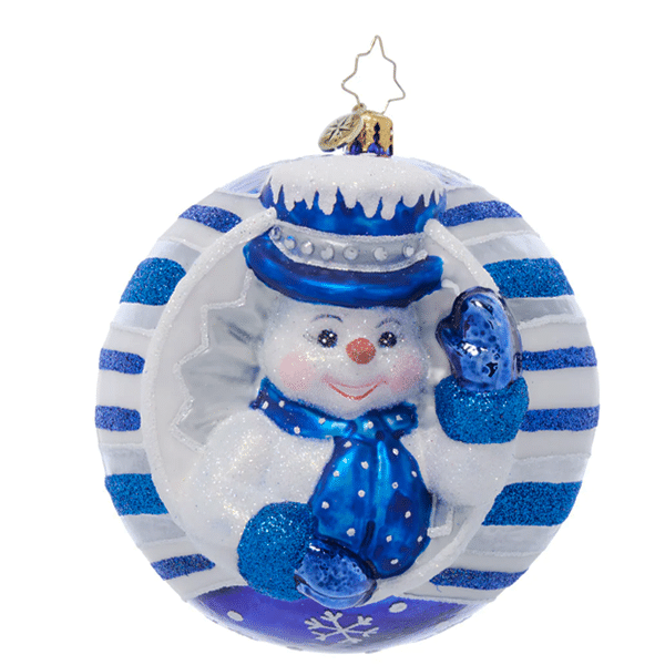 Snowy Spherical Cheer by Radko