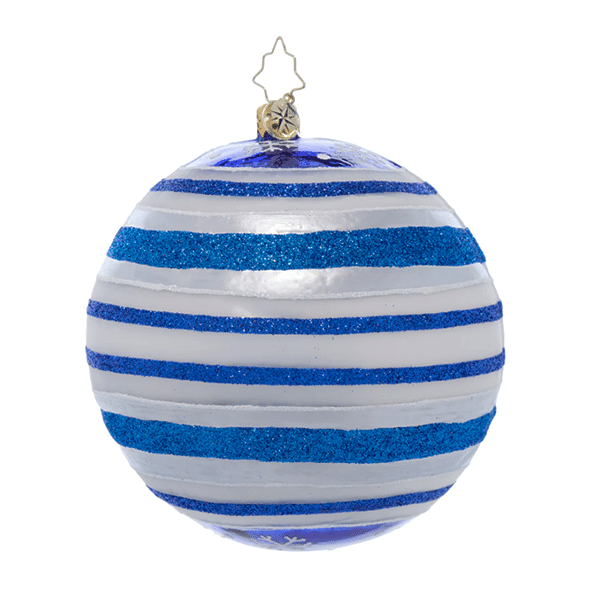 Snowy Spherical Cheer by Radko Back