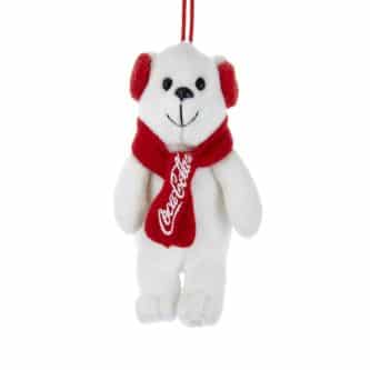 Coca-Cola® Plush Bear Ornament