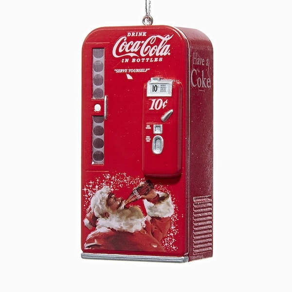 Coca cola® Vintage Vending Machine Ornament