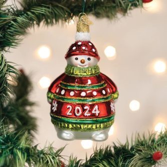 2024 Snowman Ornament Old World Christmas