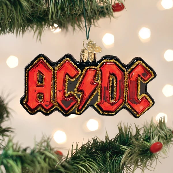 Acdc Logo Ornament Old World Christmas