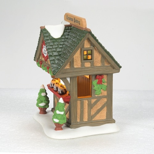 Avas Plum Pudding Dickens Village Dept 56 Side