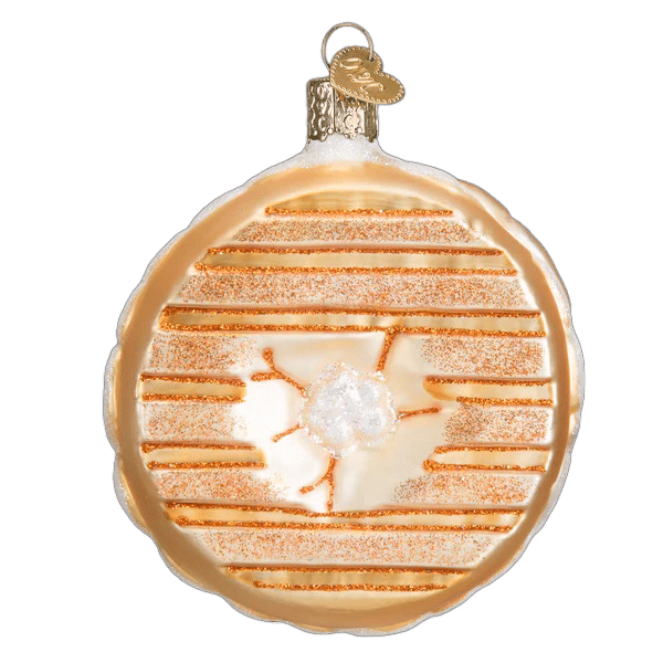 Bagel Ornament Old World Christmas Back