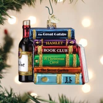 Book Club Ornament Old World Christmas