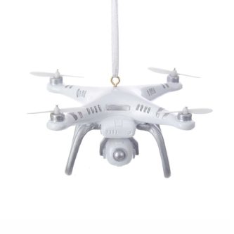 Camera Drone Replica Ornament