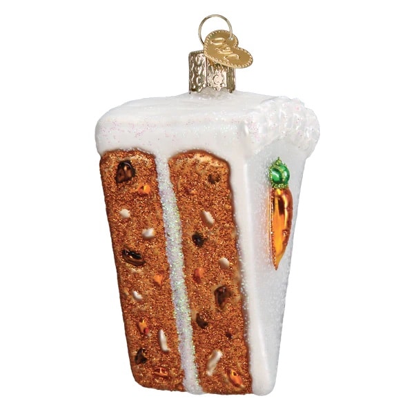 Carrot Cake Ornament Old World Christmas Side