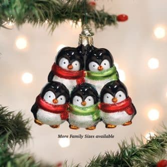 Chilly Penguin Family Personalized Five