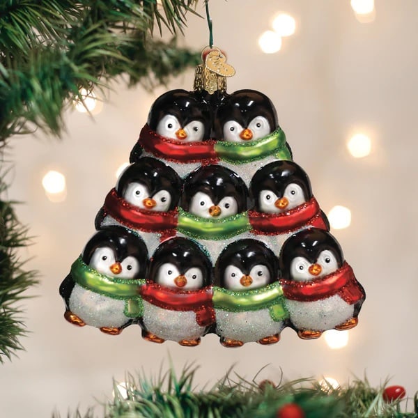 Chilly Penguin Family Personalized Nine