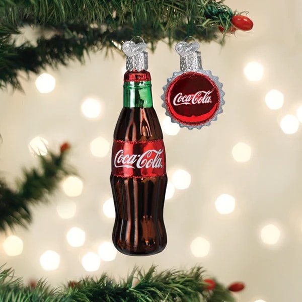 Coca cola™ Bottle Ornament Set Old World Christmas