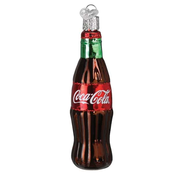 Coca cola™ Bottle Ornament Set Old World Christmas Bottle