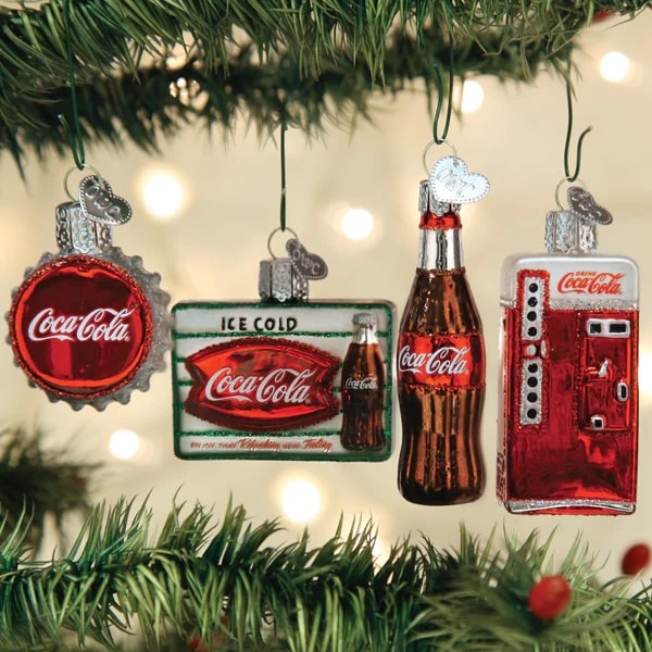 Coca cola™ Diner Ornament Set Old World Christmas