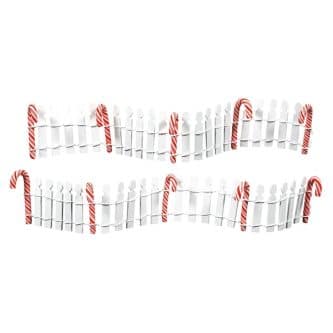 Delicious Candy Cane Fence Village Accessory Dept 56