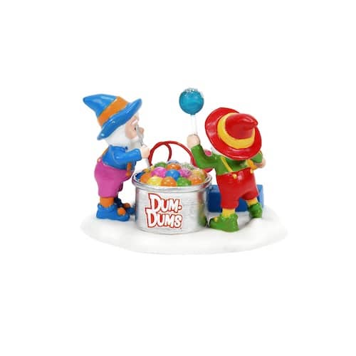 Dum dums Taste Buds North Pole Village Dept 56 Back