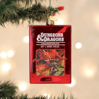 Dungeons Dragons Red Box Ornament Old World Christmas