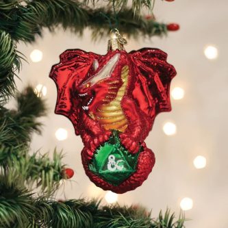 Dungeons Dragons Red Dragon Ornament Old World Christmas
