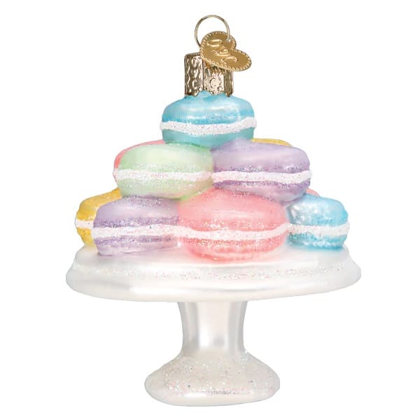 Fancy Macarons Ornament Old World Christmas Back