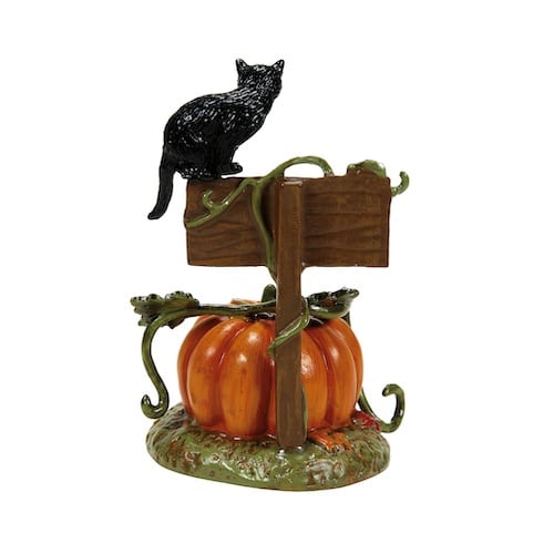 Feline Noir Debut 2024 Halloween Village Dept 56 Back