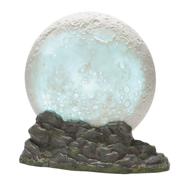 Full Moon Lit Backdrop Halloween Village Dept 56